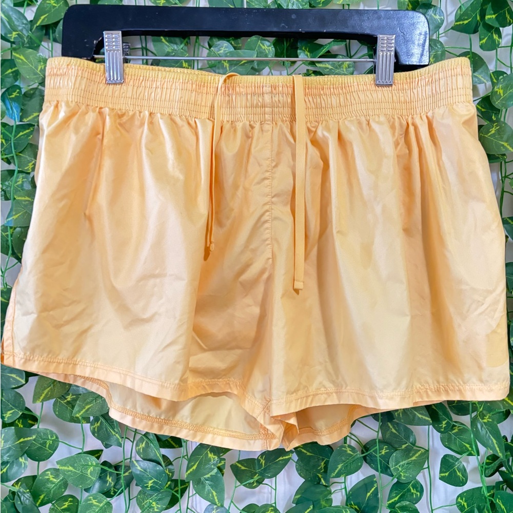 Nike  yellow  Women's Athletic Shorts